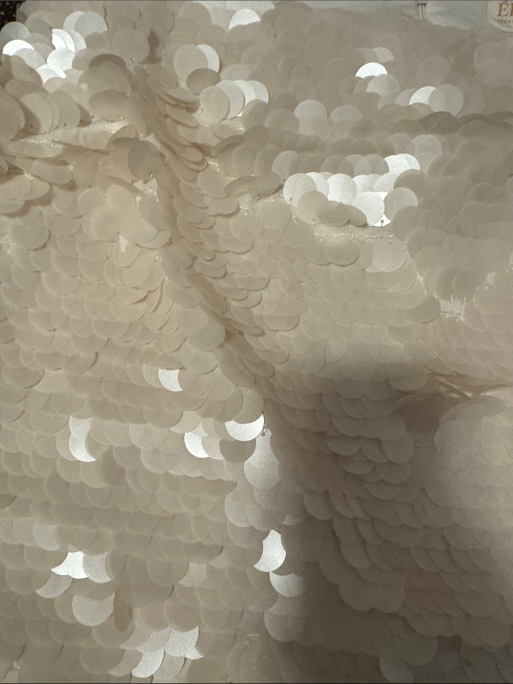 Sezane Cream Sequin Mini Skirt - Picture 3 of 3
